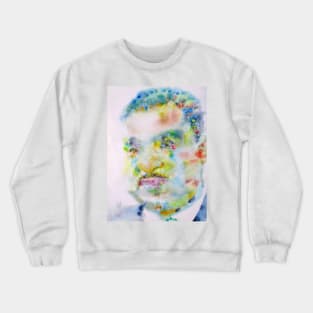 MARTIN LUTHER KING Jr. - watercolor portrait .3 Crewneck Sweatshirt